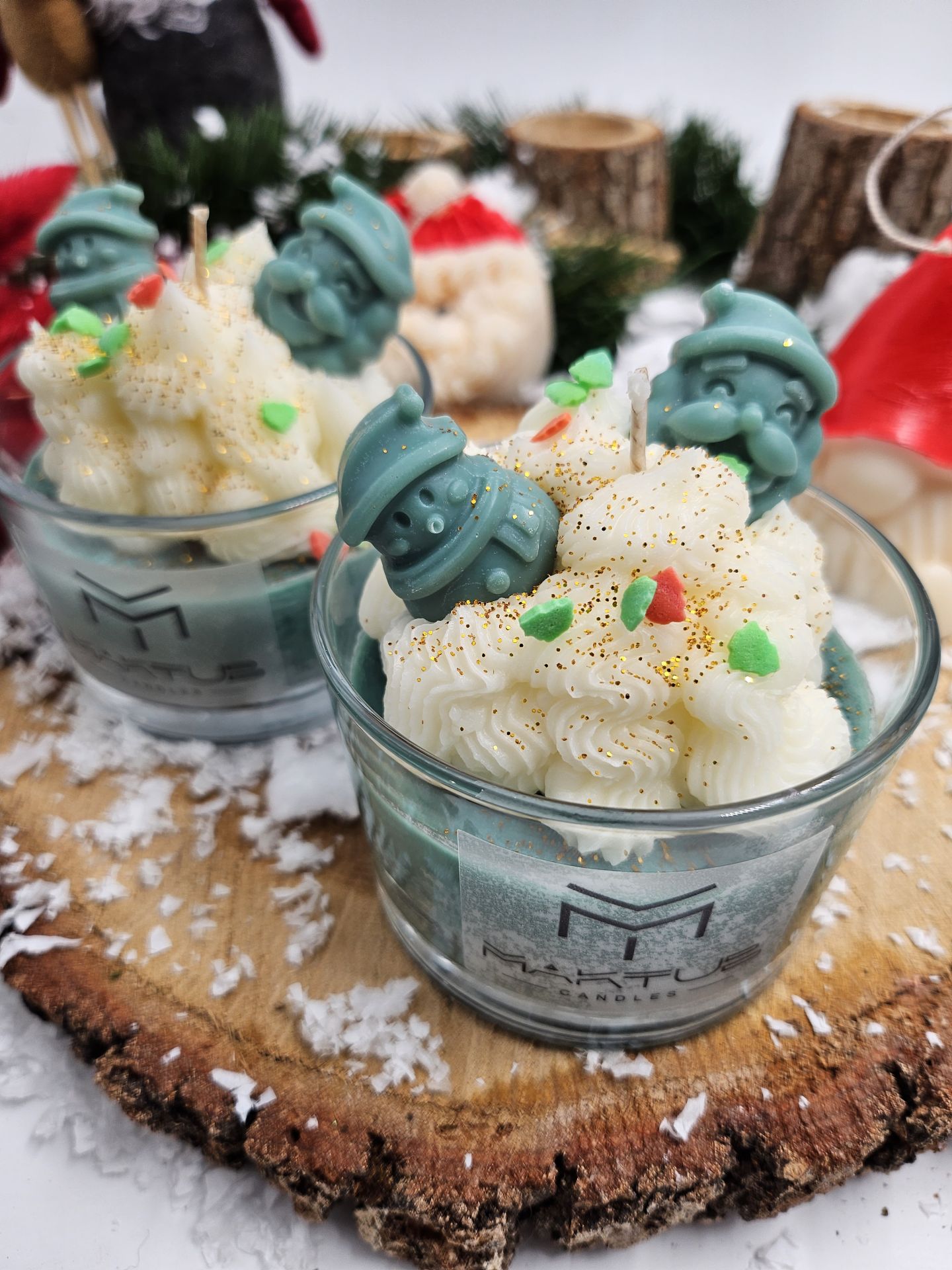 Candy Jar Santa Milk Cookies