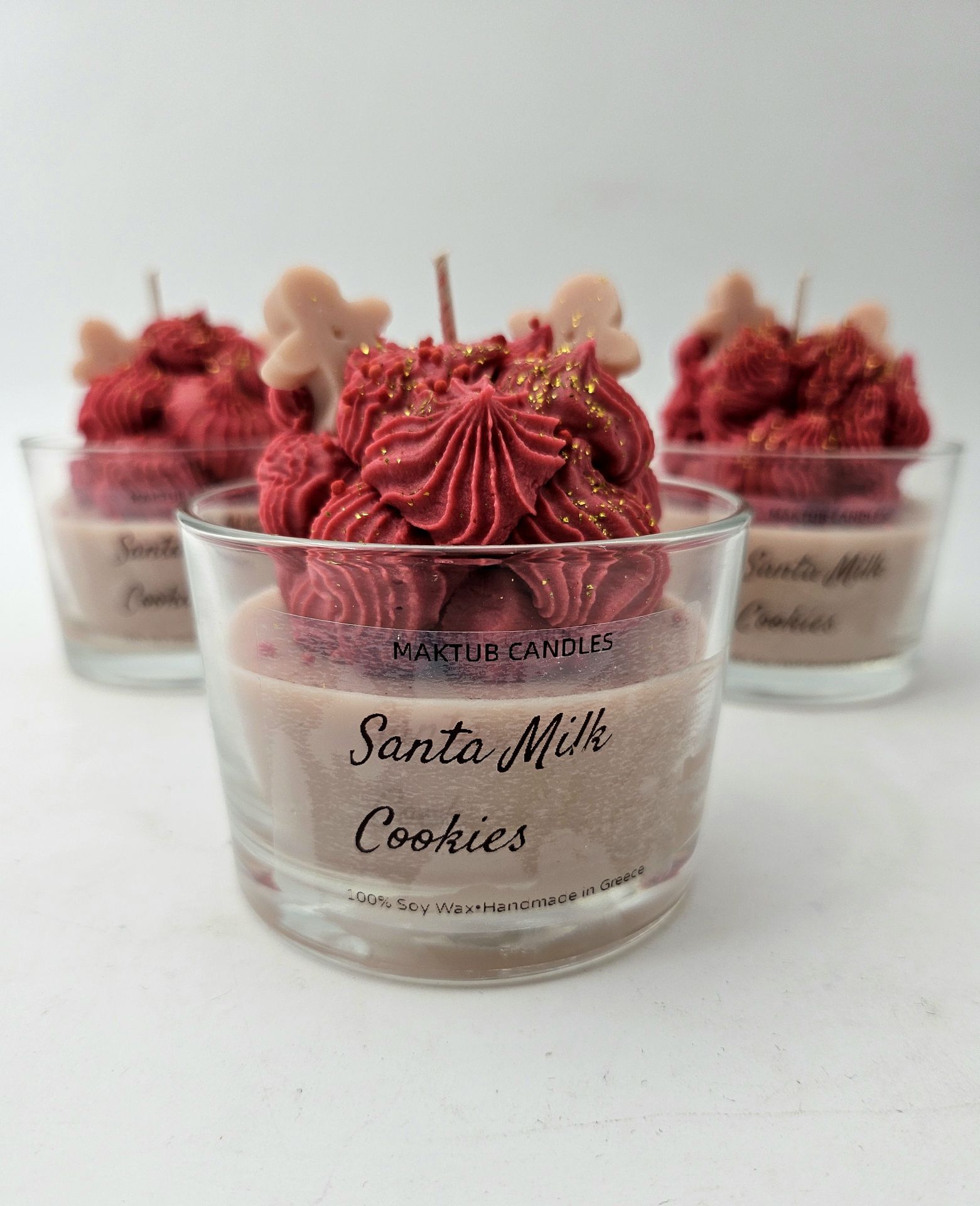 Candy Jar Santa Milk Cookies