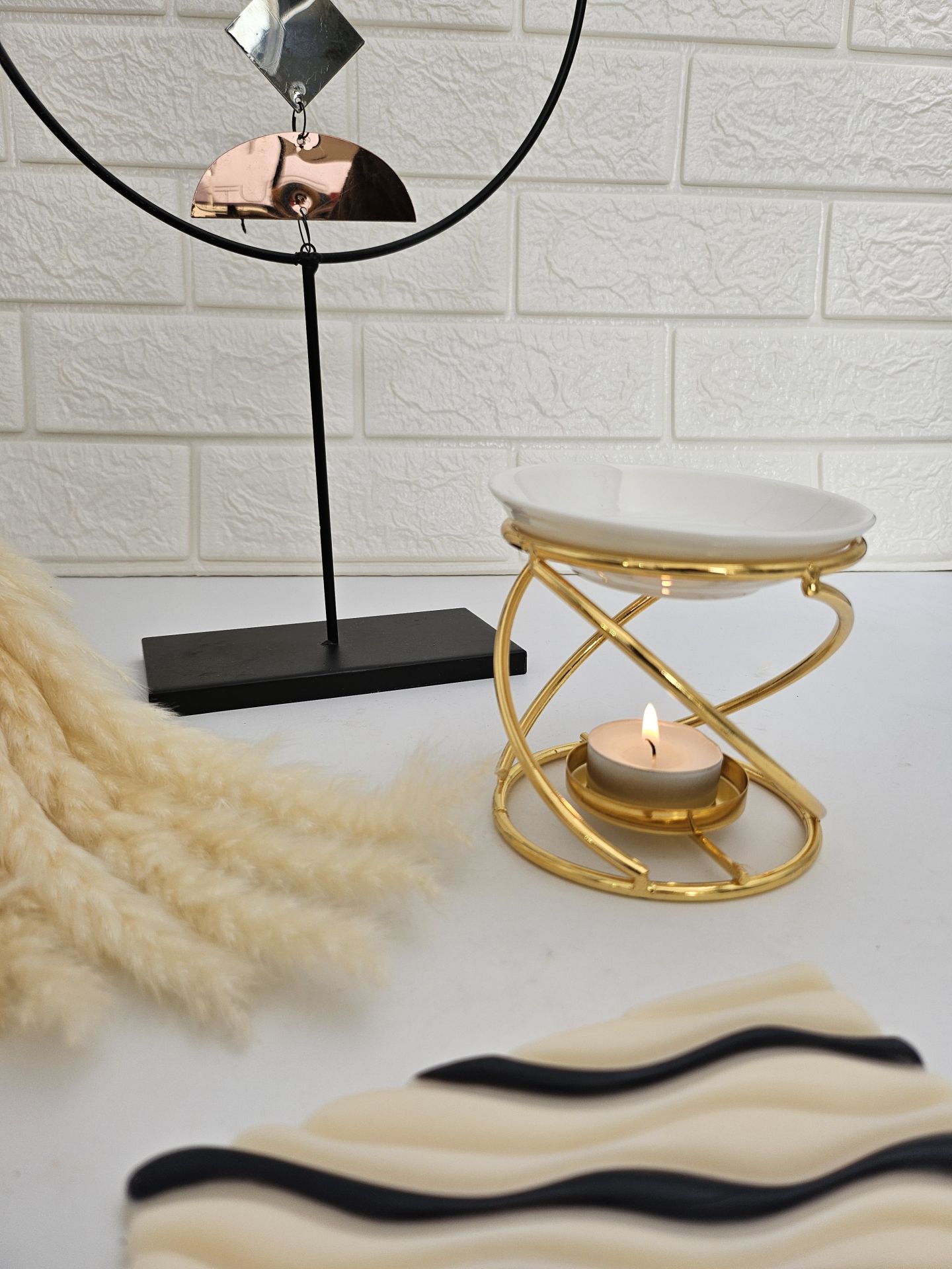 Luxury Metallic Gold Wax Melter